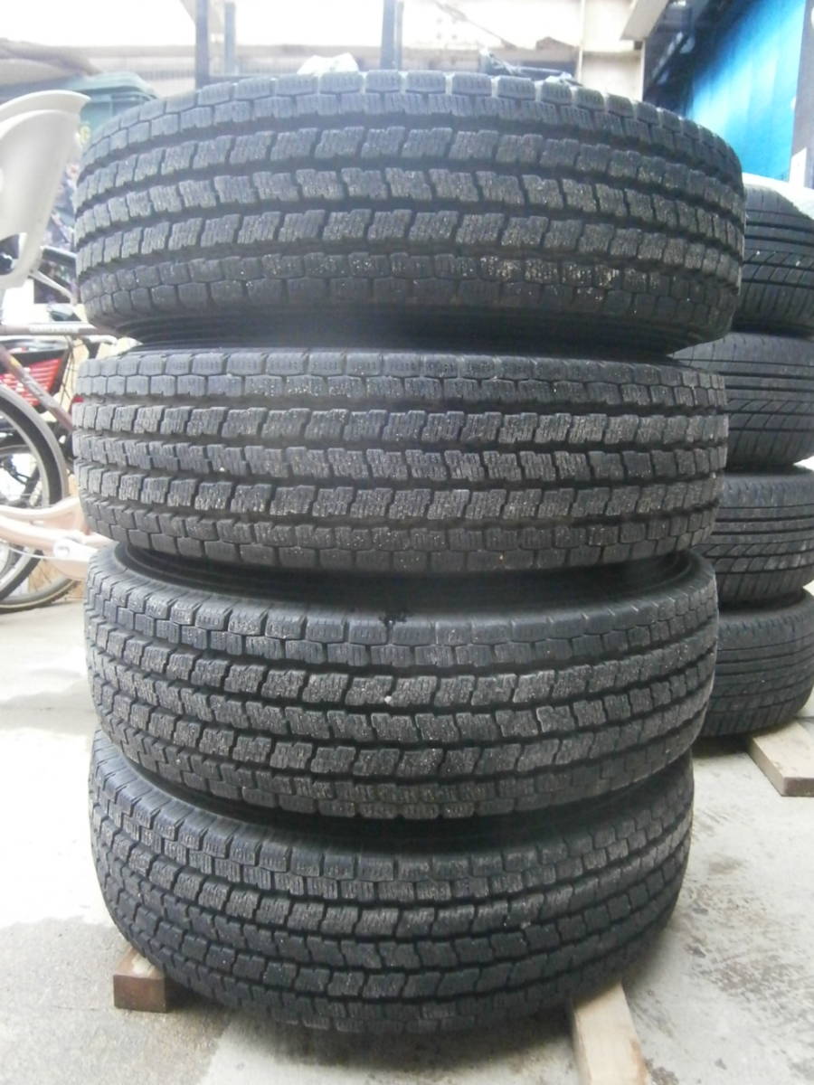 20 year made! burr mountain!TOYOTA! Hiace! aluminium wheel studless 4 pcs set!195/80R15/ Toyota Nissan Caravan LT tire Regius Ace 