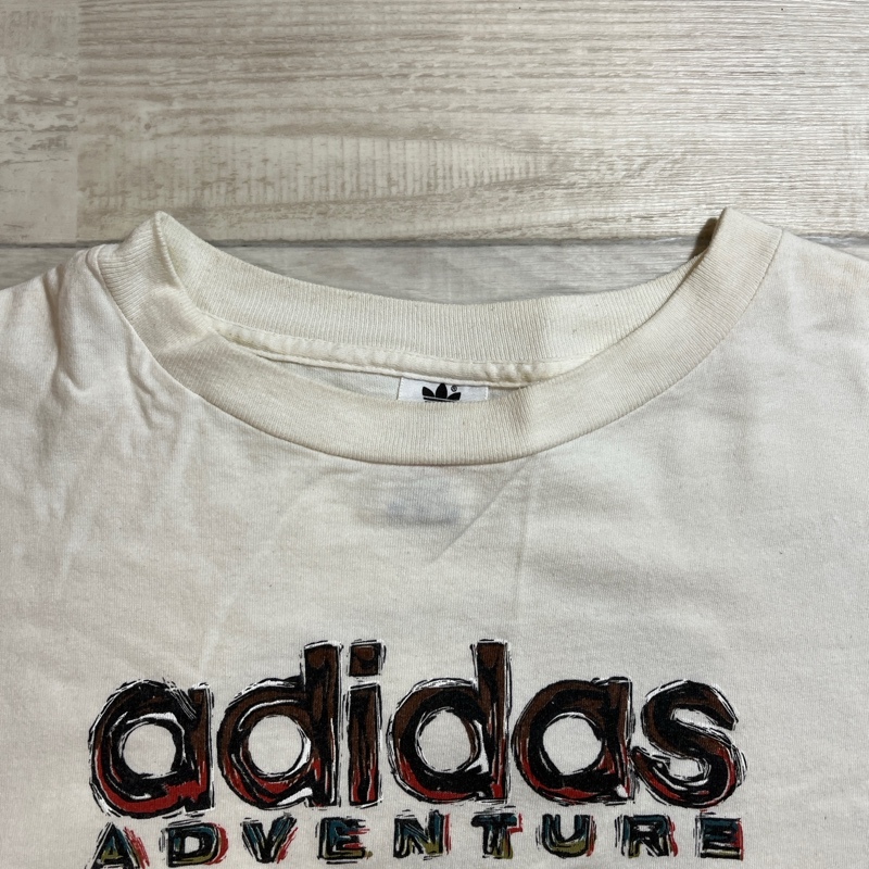 adidas/アディダス/80s~90s/USA製/adidas ADVENTURE/アディダス アドベンチャー/両面プリント/半袖Tシャツ/ビンテージ/Lサイズ_画像5