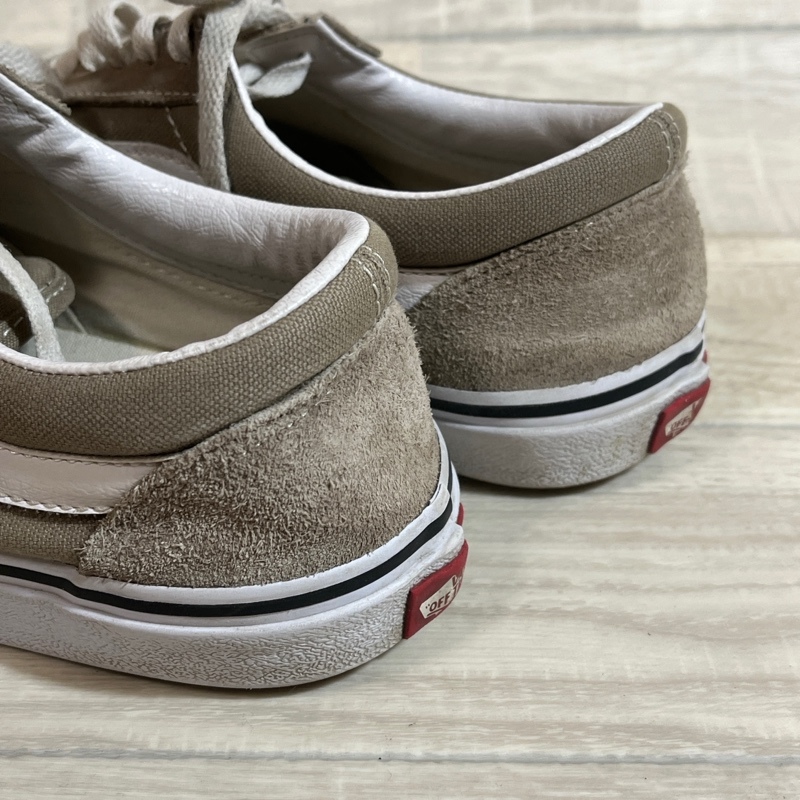 VANS/ヴァンズ/バンズ/OLD SKOOL/オールドスクール/ローカットスニーカー/V36CF CALM/ベージュ/スウェード×キャンバス/27.5cm_画像6