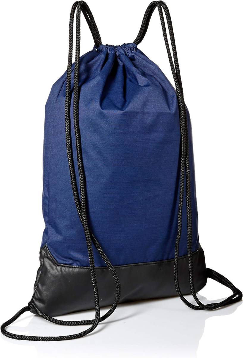 【KCM】Z-bag-50★展示品★【NIKE/ナイキ】ブラジリア　ロゴ　ジムサック　ナップサック　デイバッグ　BA5953-410　ネイビー　容量23L_画像2