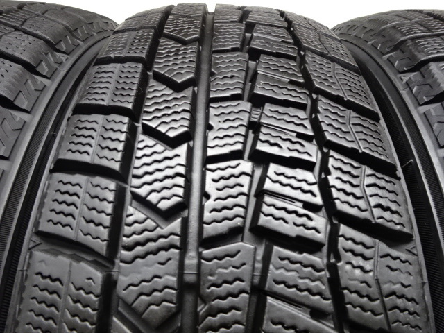 T-733(送料無料/代引きOK)ランクE 中古 美品 バリ溝 165/55R15 DUNLOP WINTERMAXX WM02 2018年 9分山 スタッドレス 4本SET_画像4