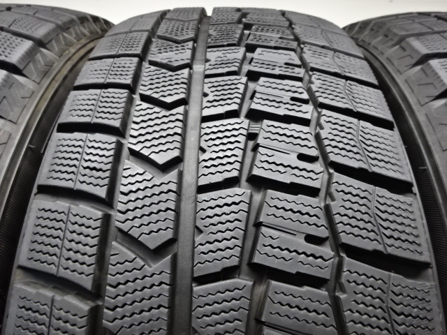 T-735(送料無料/代引きOK)ランクE/D 中古 バリ溝 225/55R19 DUNLOP WINTERMAXX WM02 2019年 8.5～9分山 スタッドレス 4本SET_画像3