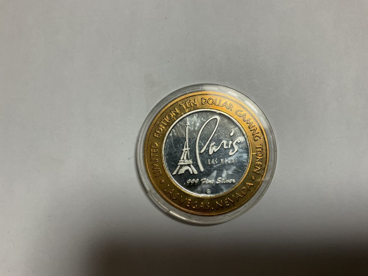 ラスベガス　スーベニアコイン　10ドル　純銀⑤_画像1