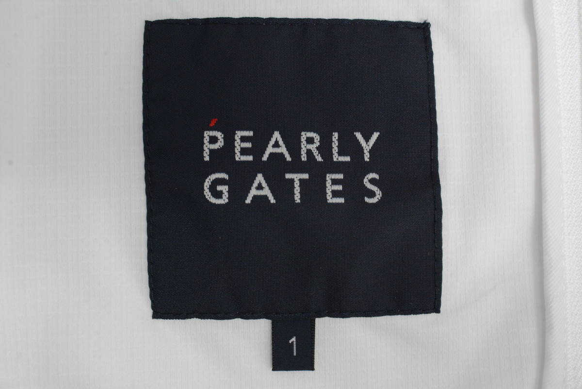 ★売切り★【人気ブランド】パーリーゲイツ PEARLY GATES レディース フルジップジャケット ホワイト サイズ1 ストレッチ 055-3120306_画像9