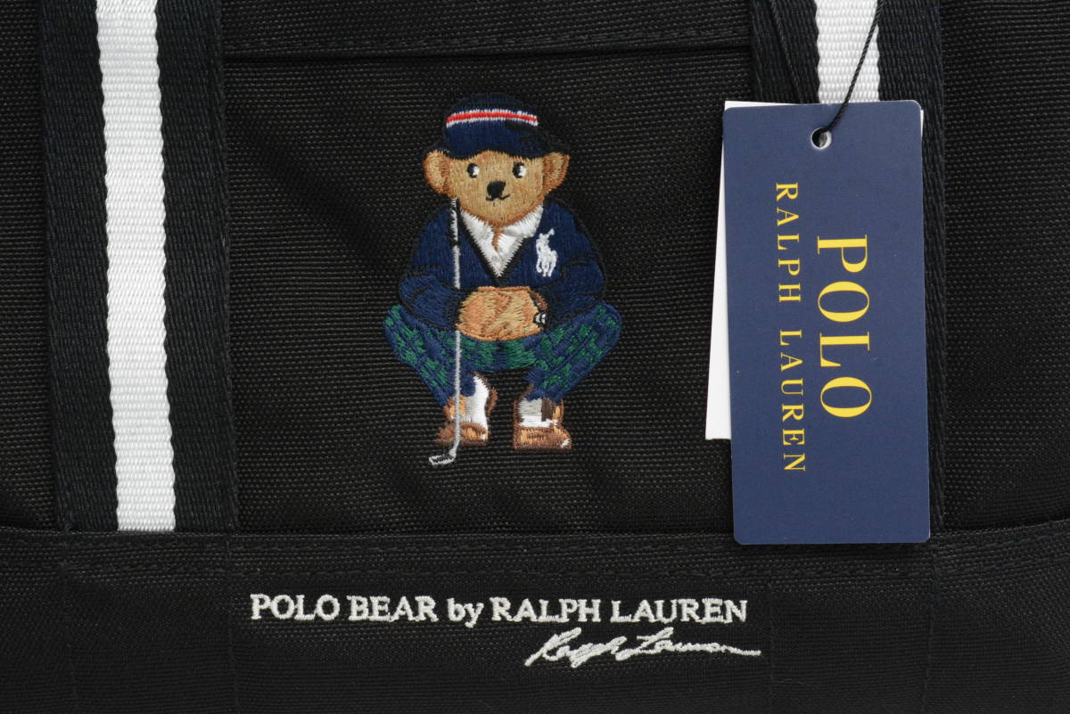 【未使用品 人気ブランド】ポロ ゴルフ POLO GOLF カートバッグ ポロベア ブラック ラウンドバッグ ゴルフバッグ ラルフローレン RLZ003A_画像4