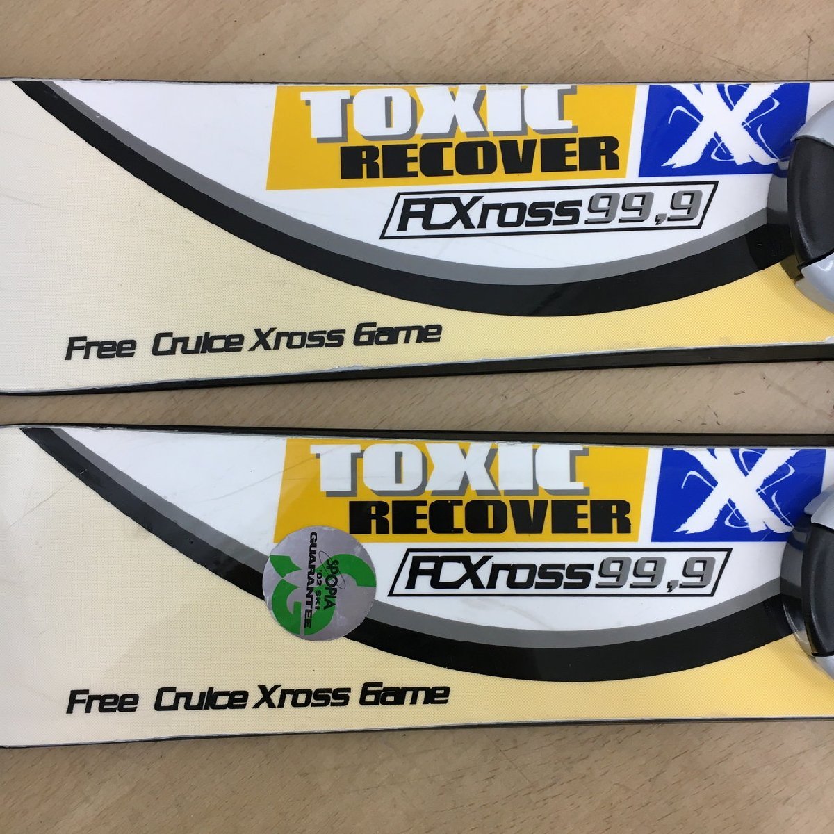 TOXIC スキー板 RECOVER X FCXross 99.9 ファンスキー 約99cm 2312LS148_画像6