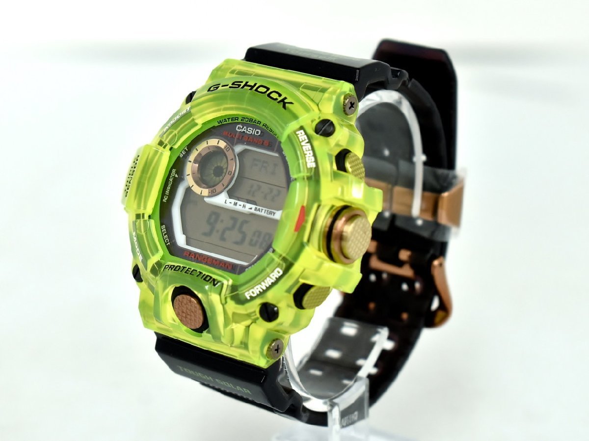 カシオ 腕時計 G-SHOCK MASTER OF G-LAND レンジマン GW-9407KJ-3JR メンズ クォーツ 20BAR EARTHWATCHコラボモデル 美品 → 2312LT149