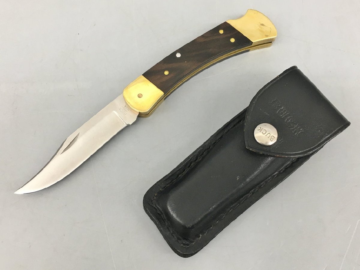 バックナイフ BUCK KNIVES フォールディングハンターナイフ 110 刃渡り： 95mm 全長： 220mm USA 収納ケース付 折りたたみ式 2312LR026