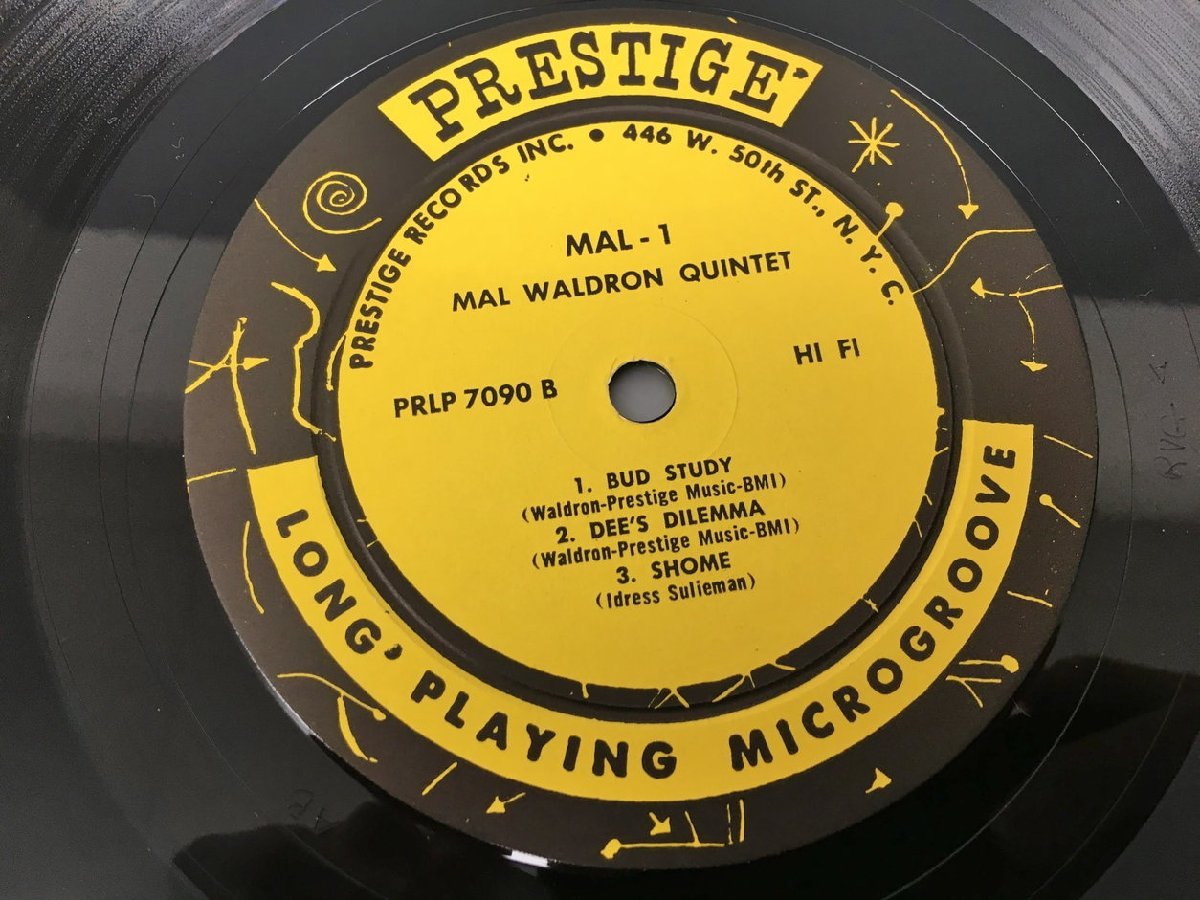 LPレコード Mal-1 MAL WALDRON PRESTIGE LP 7090 オリジナル盤 2312LO055_画像7
