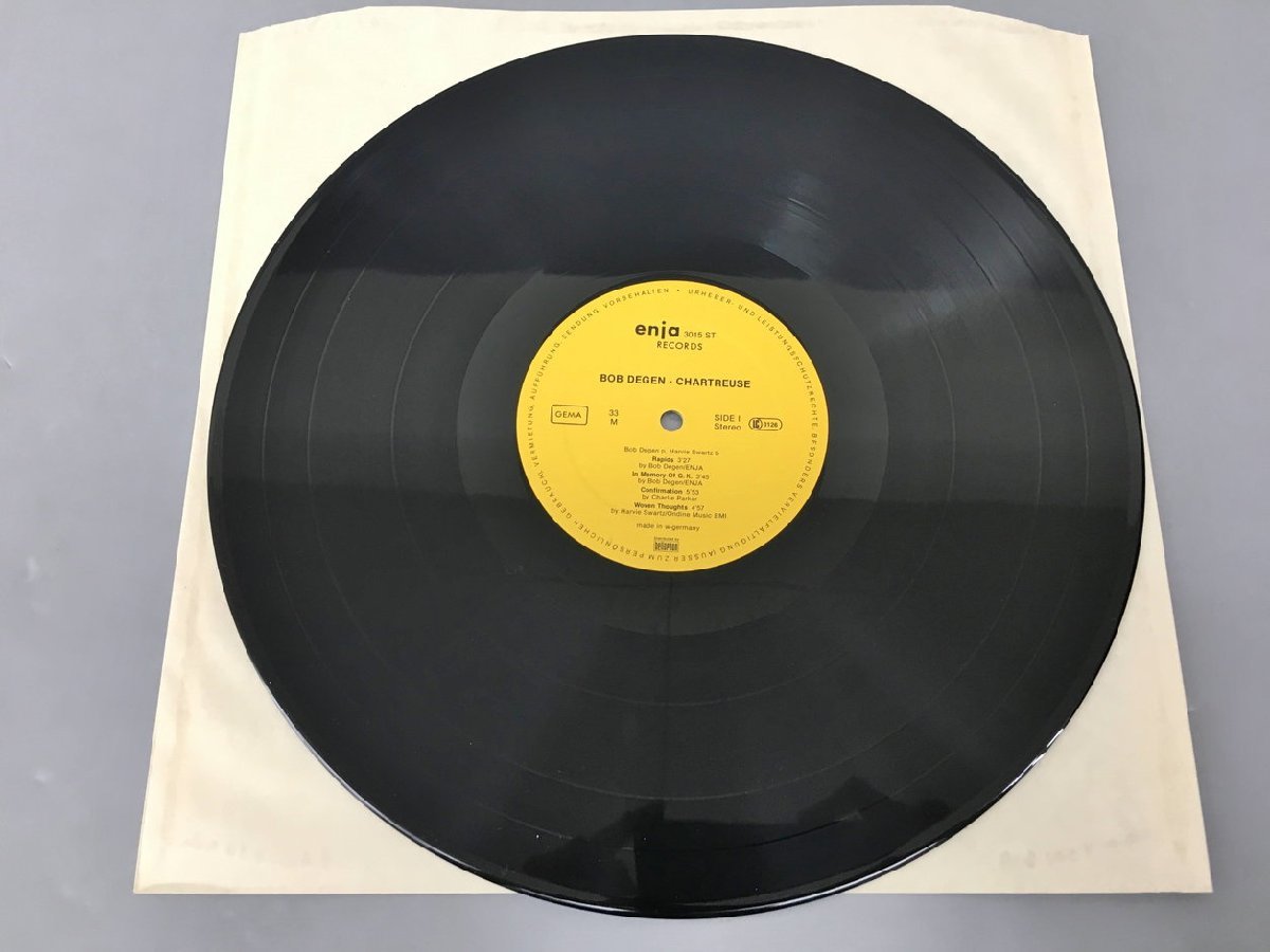 LPレコード Bob Degen Chartreuse Harvie Swartz enja 3015 オリジナル盤 2312LO041_画像4
