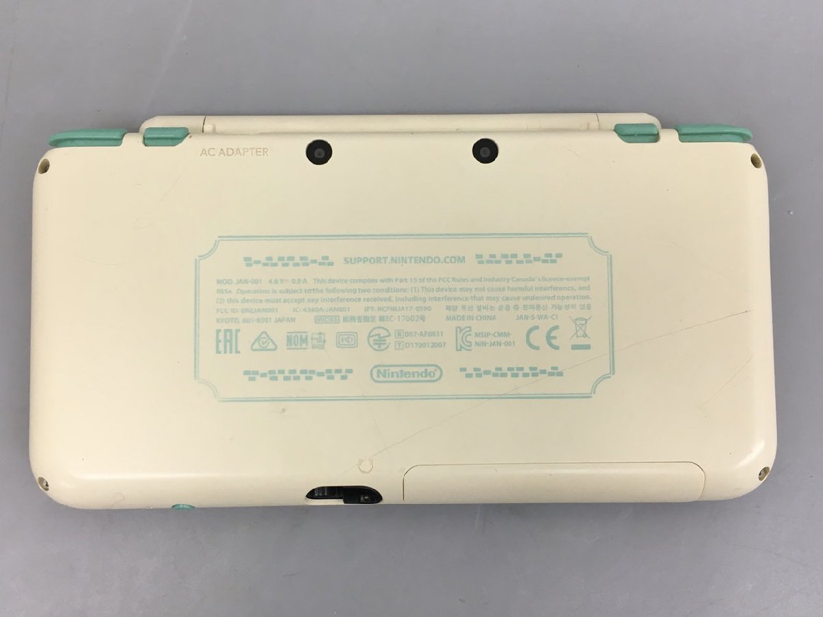 Nintendo 任天堂 ゲームハード 2DS LL JAN-001 とびだせどうぶつの森 本体のみ ジャンク 2312LO108_画像5