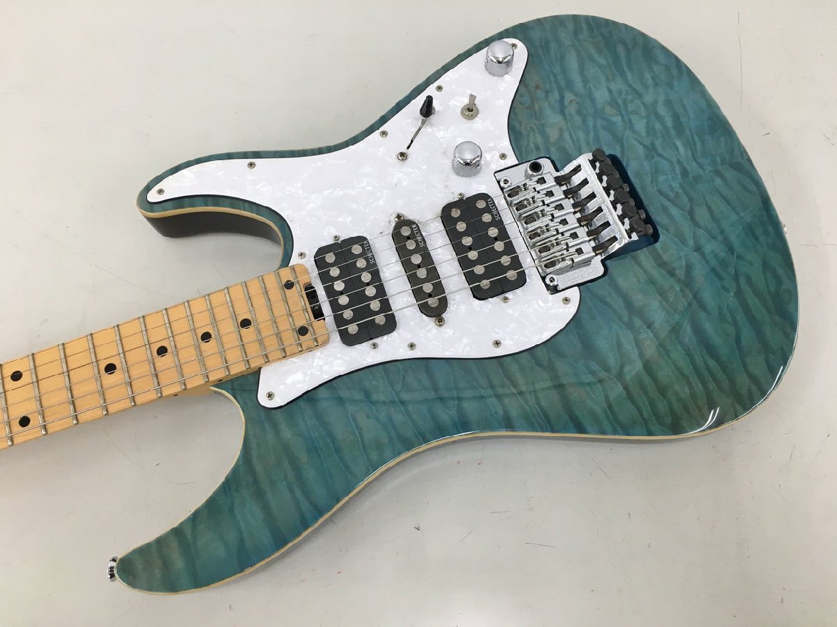 シェクター SCHECTER エレキギター SD-2-24-AL AQB アクアブルー 98 cm ソフトケース付 2312LS159_画像3