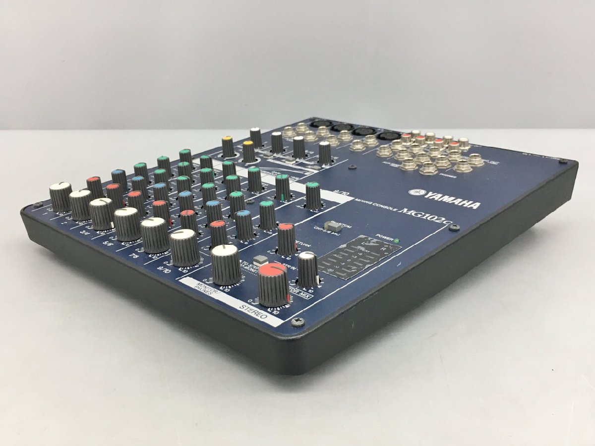 ヤマハ YAMAHA 10chミキサー ミキシングコンソール MIXING CONSOLE MG102C ジャンク 2312LR146の画像3