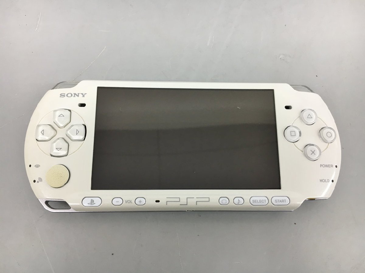 ゲームハード PSP プレイステーションポータブル PSP-3000 本体のみ SONY バッテリーパック欠品 ジャンク 2312LO153_画像1