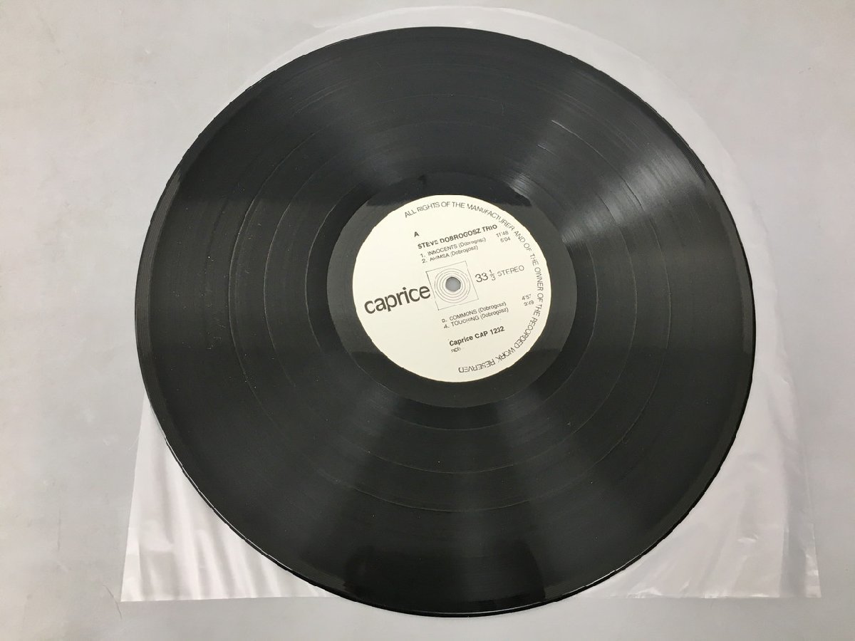 LPレコード Steve Dobrogosz Trio Songs CAPRICE CAP 1232 2312LBM050の画像4