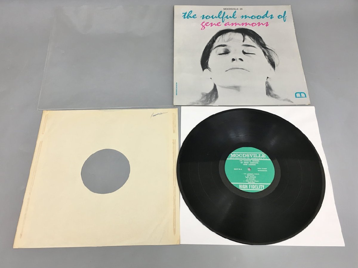 LPレコード Gene Ammons The Soulful Moods Of Gene Ammons MVLP28A 両面VAN GELDER刻印 オリジナル盤 2312LO199_画像3
