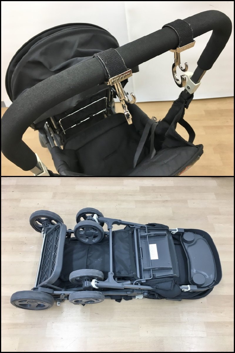 ジュービー JOOVY 二人乗りベビーカー カブース 8147 B型 約 12.7kg ブラック 別売リアシート付き 2312LR177_画像7