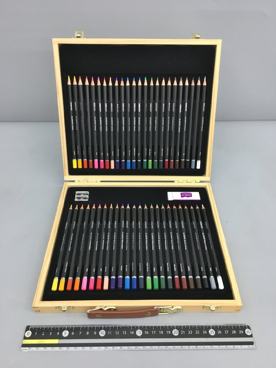 da-wentoDERWENT color pencil 48 color set painting materials with wood box tree box beautiful goods 2312LR106