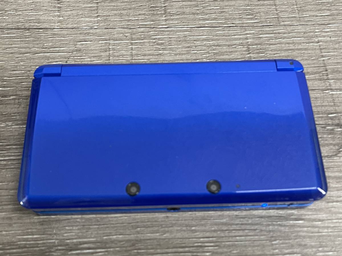 ☆ 3DS ☆ ニンテンドー3DS コバルトブルー 動作品 状態良好 本体 アダプター タッチペン 付属 Nintendo 3DS DS 任天堂 ニンテンドー 2726_画像2