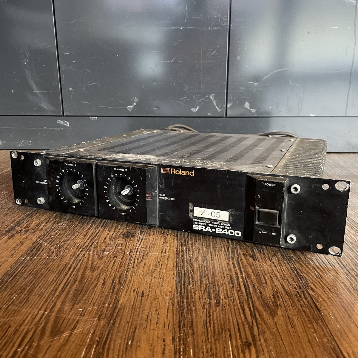 Roland SRA-2400 Power Amplifier パワーアンプ ローランド ジャンク -m142_画像1