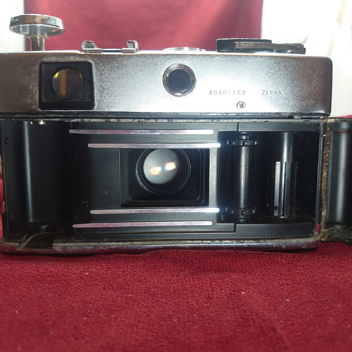 Q16【シャッターOK】YASHICA ELECTRO 35 GL レンズ固定式フィルム レンジファインダーカメラ ヤシカ エレクトロ LENS F:1.7 40mmの画像10