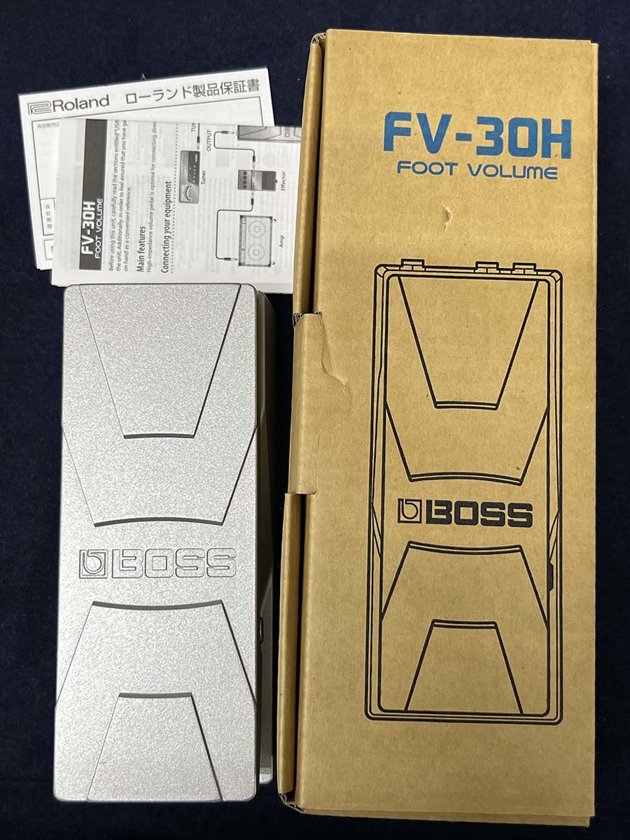 ● BOSS FV-30H Foot Volume 元箱付き ボス ボリュームペダル アルミダイキャストボディ_画像9