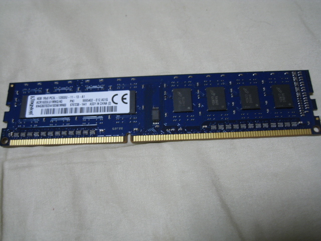 4GB メモリ Kingston PC3L-12800U 1枚_画像1