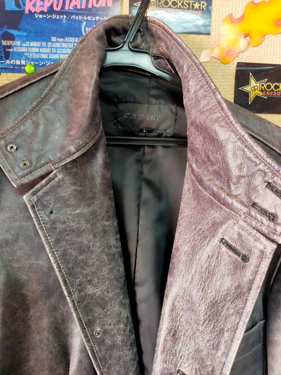 レザージャケット 牛革 ライダースジャケット ロック ROCK'N レザージャケット 牛革 ライダースジャケット ロック ROCK'N