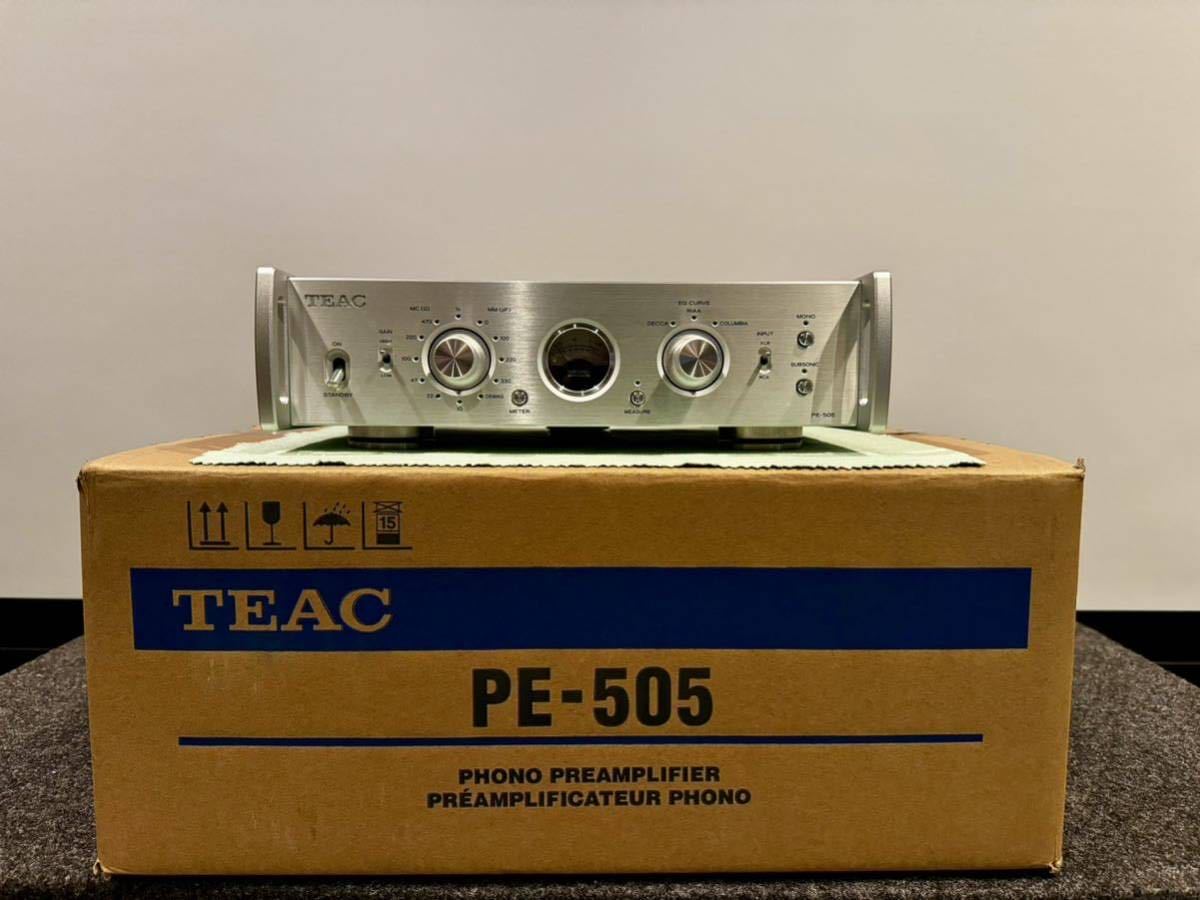 TEAC PE505 フォノイコライザー_画像1