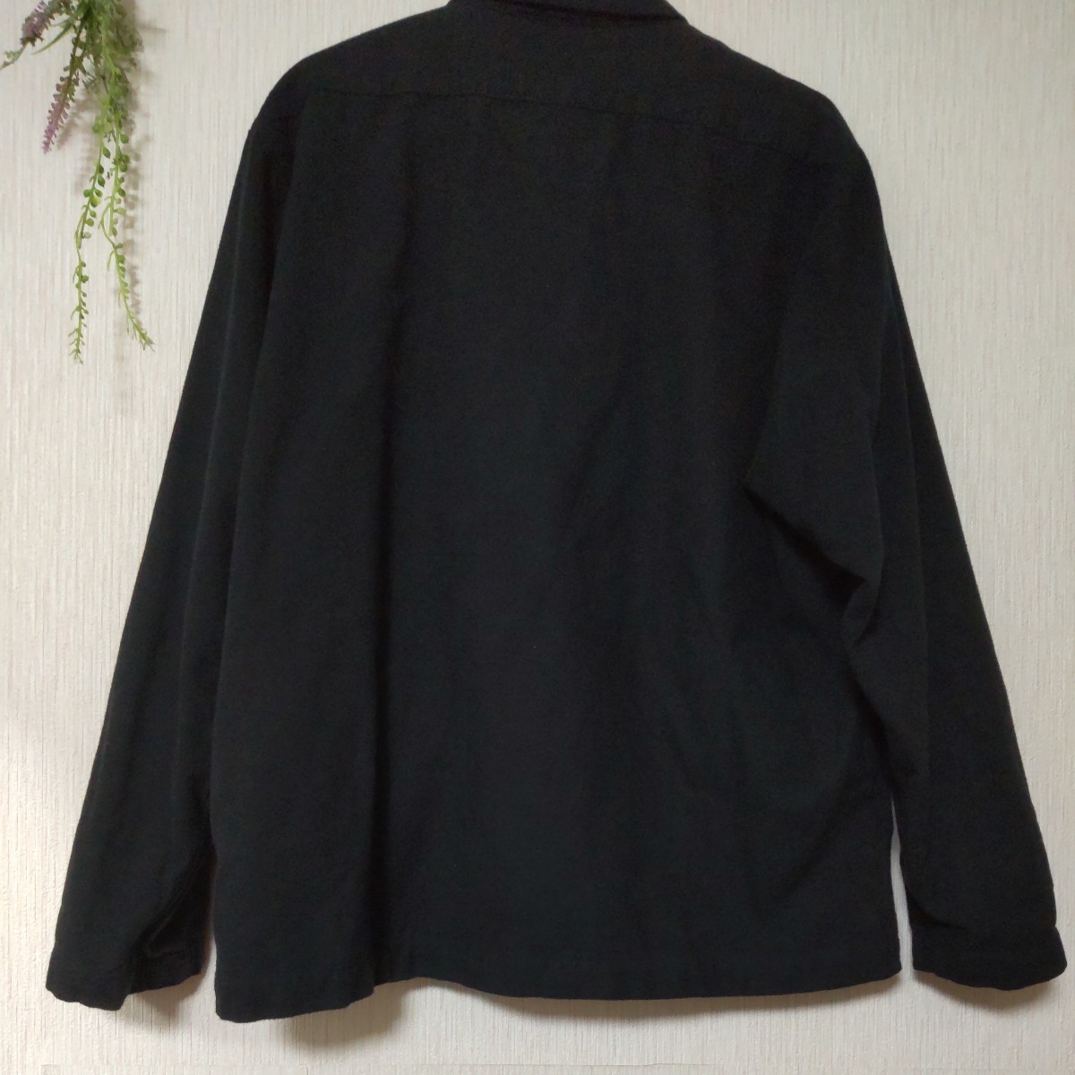 MUJI シャツ ジャケット 黒 ブラック 長袖 ブルゾン 綿 無印 シャツジャケット SサイズＭサイズＬサイズ レディース 美品_画像6