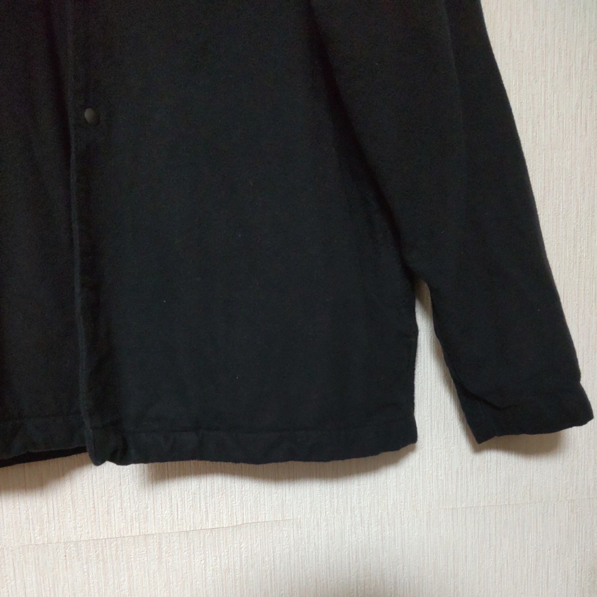 MUJI シャツ ジャケット 黒 ブラック 長袖 ブルゾン 綿 無印 シャツジャケット SサイズＭサイズＬサイズ レディース 美品_画像5