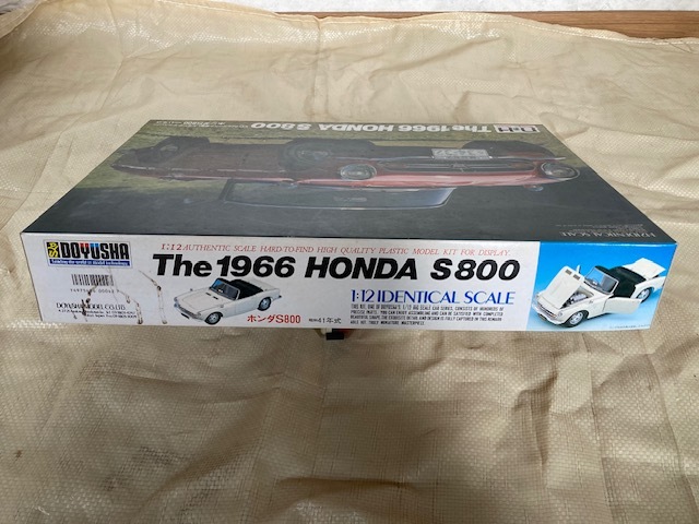 未組立 童友社 1/12 The 1966 HONDA S800 ホンダS800 旧車 プラモデル S800 未使用_画像4