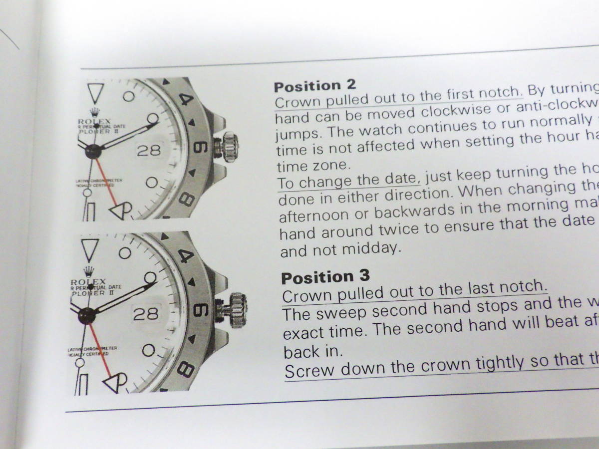 ROLEX ロレックス エクスプローラー 冊子 2008年 英語表記 5点　№1995_画像7