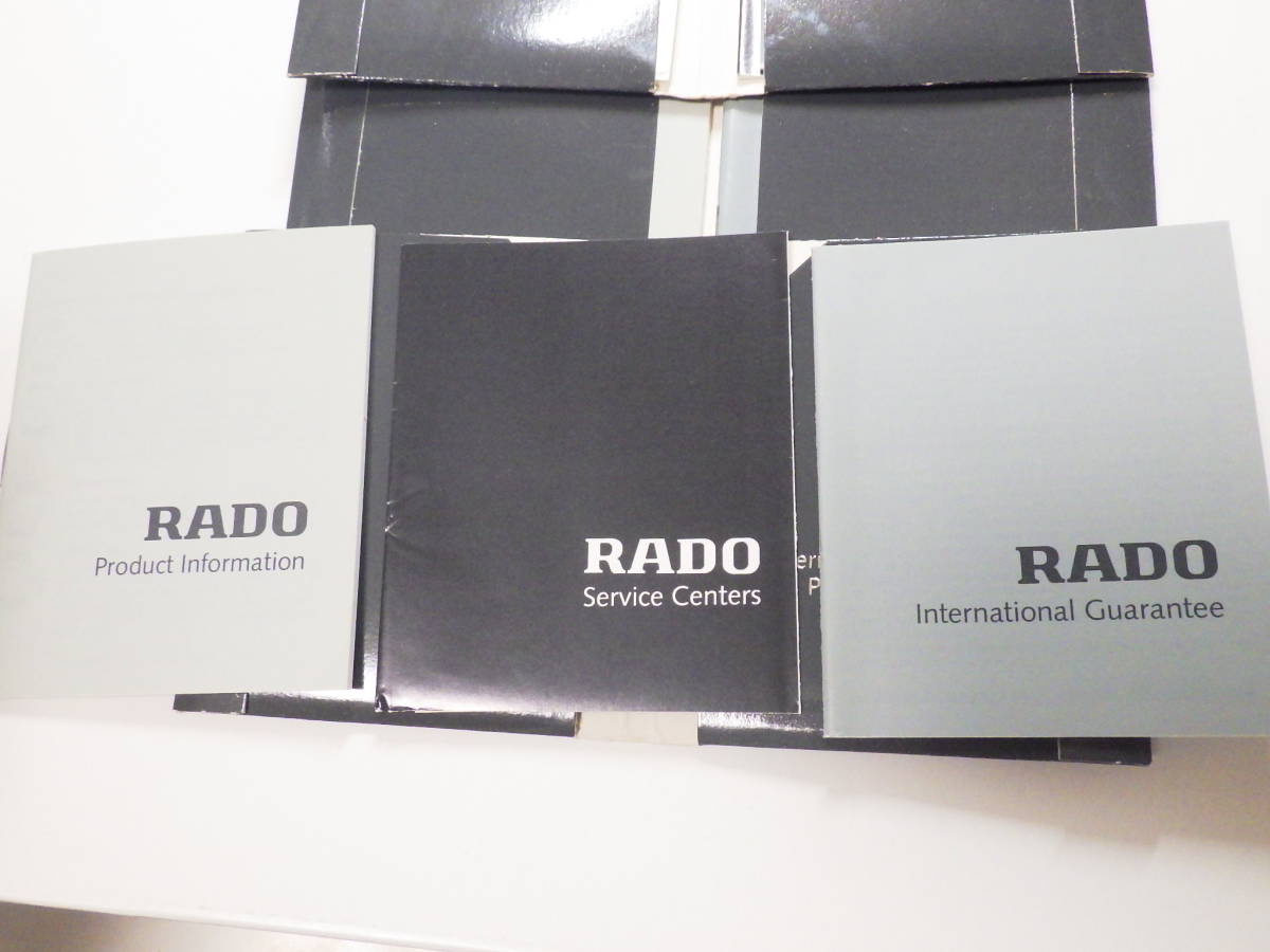 RADO ラドー 古いギャランティー 保証書 取扱い説明書 冊子 ３点　№242_画像5