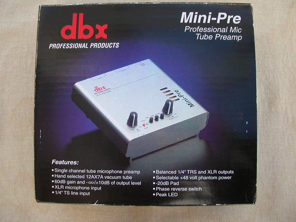 Yahoo!オークション - dbx Mini-Pre Professional Mic Tube Yahoo!オークション - dbx Mini-Pre Professional Mic Tube
