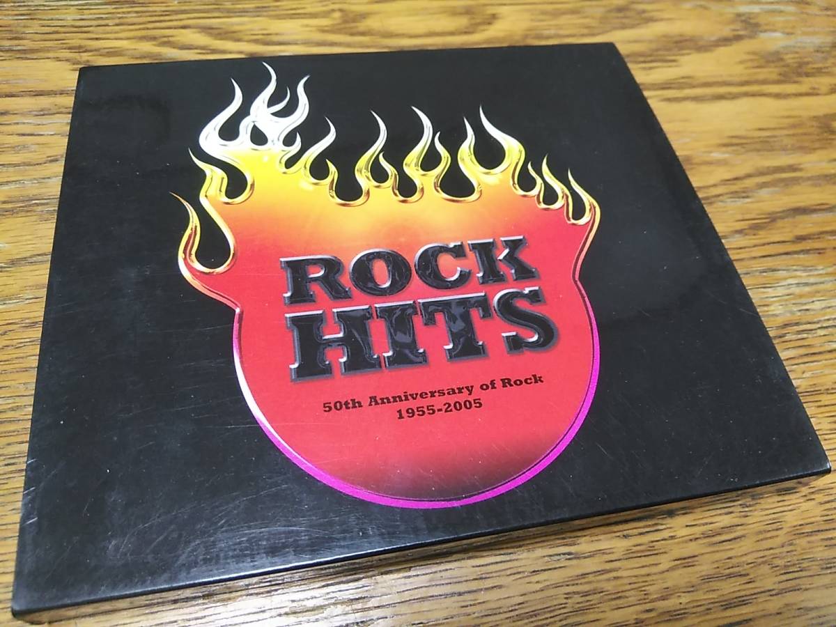 ●廃盤 V.A. ROCK HITS ～50th Anniversary of Rock 1955-2005　国内盤CD スリーブケース付　U2, Motley Crue, Steppenwolf, MXPX..._画像1