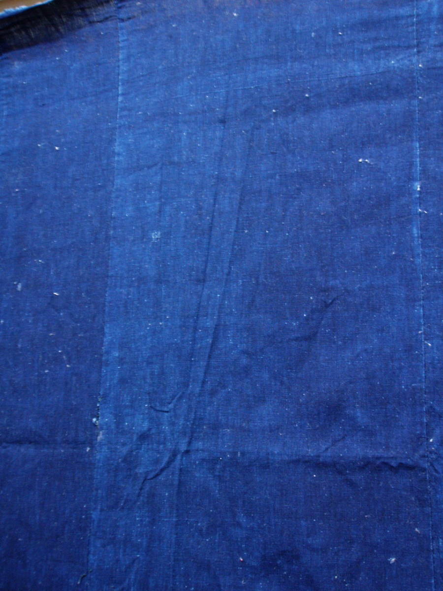 L44773【生地取り用 リメイク用 綿 ボロ 襤褸 藍染】 布団がわ ほどき 大判 5斤_画像7