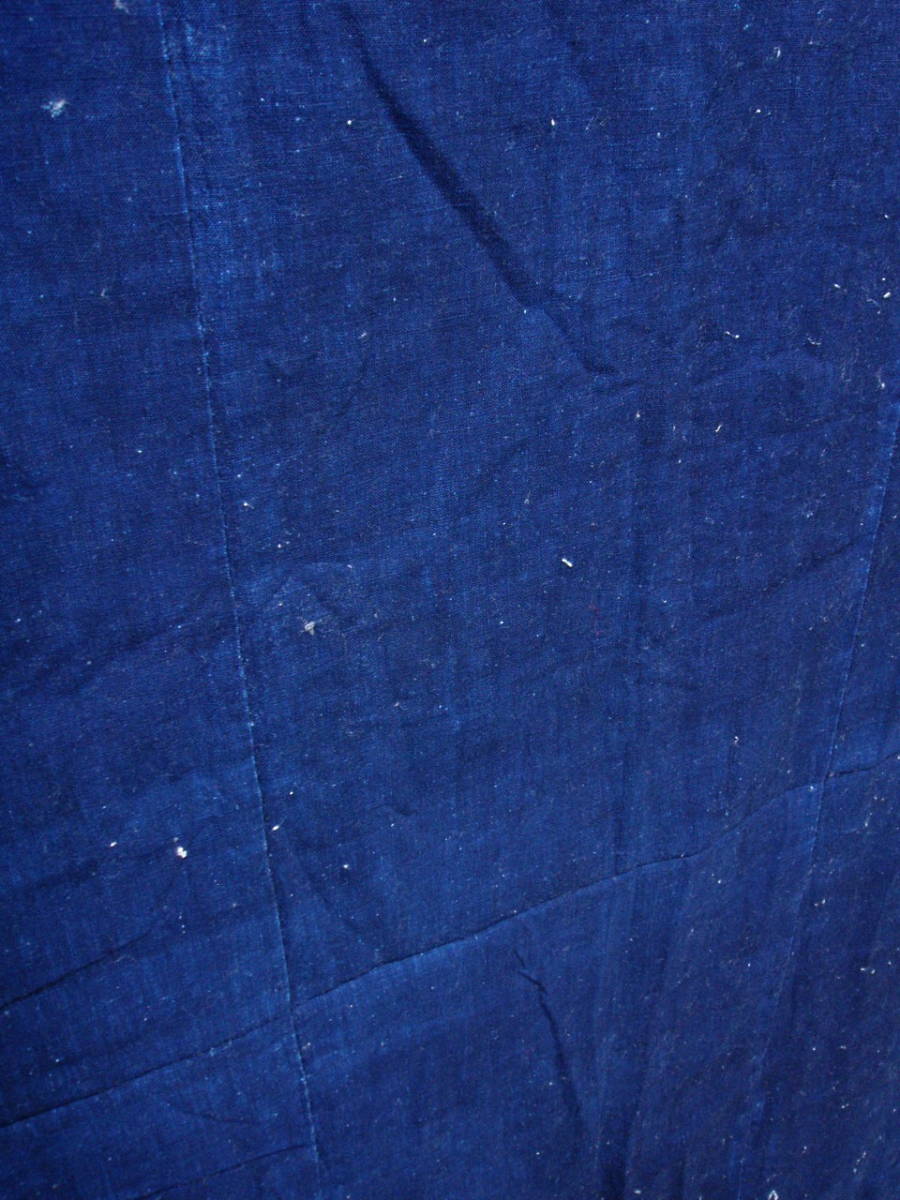 L44773【生地取り用 リメイク用 綿 ボロ 襤褸 藍染】 布団がわ ほどき 大判 5斤_画像2