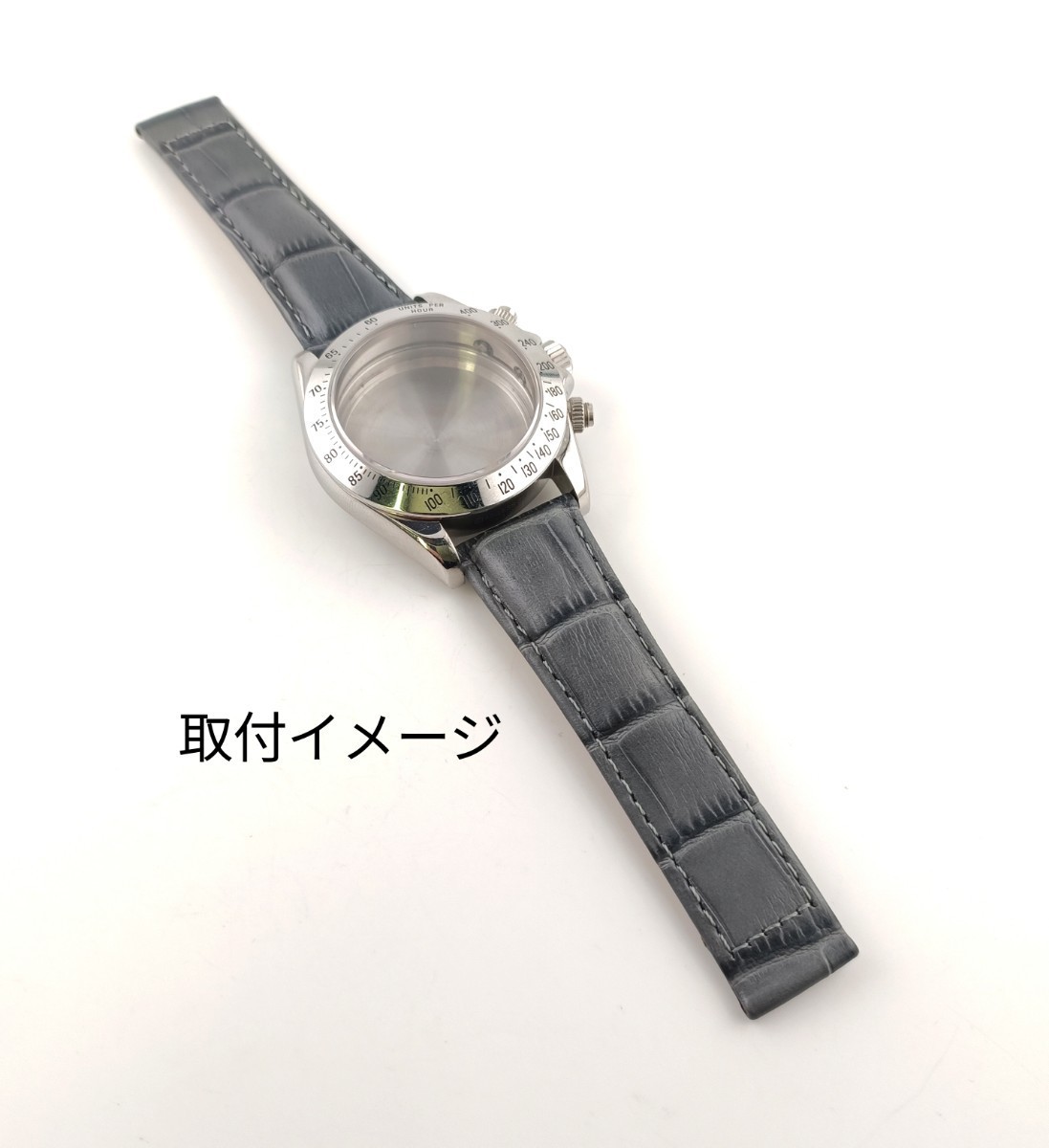 75/65mm イタリアンカーフレザー 革ベルト 20mm グレー 腕時計 75/65mm イタリアンカーフレザー 革ベルト 20mm グレー 腕時計