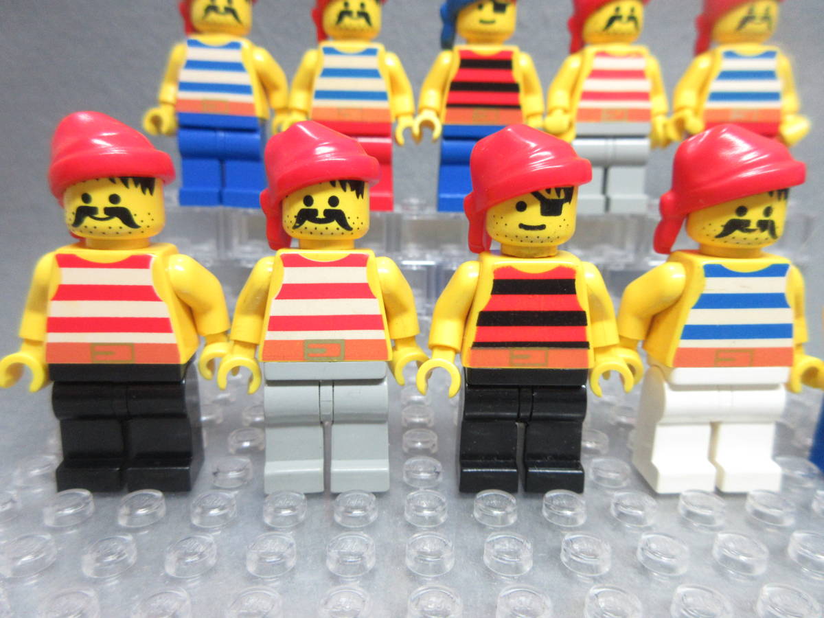 LEGO★ 正規品 年代物 海賊 ミニフィグセット 南海の勇者 シリーズ 同梱可 レゴ 船員 乗組員 ダークシャーク号 シーフォーク サンタクルス_画像3
