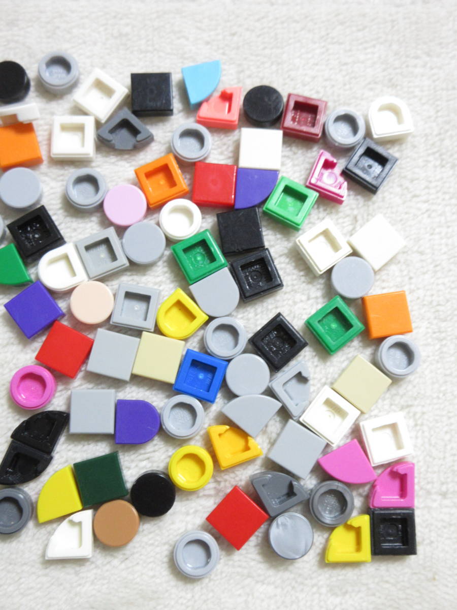 LEGO★5A 正規品 1×1 タイル プレート 100個 小さなパーツ 同梱可能 レゴ シティ タウン ドッツ デパート クリエイター エキスパート_画像3