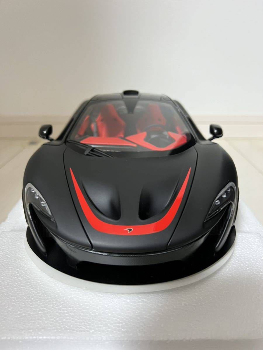 オートアート AUTOart 1/12 マクラーレン McLAREN P1 (MATT BLACK W / RED ACCENTS) 12241_画像3