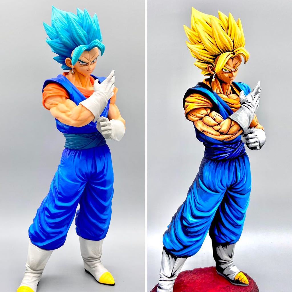 バンプレスト 一番くじ ドラゴンボール EXTREME SAIYAN Ｂ賞 超サイヤ人ブルー ベジット フィギュア フルリペイント 二次元彩色_画像9