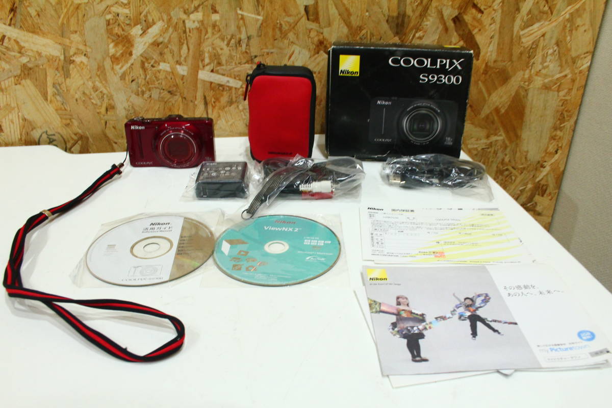 TG11321　Nikon　COOLPIX　S9300　コンパクトデジタルカメラ　動作確認済　中古品_画像1