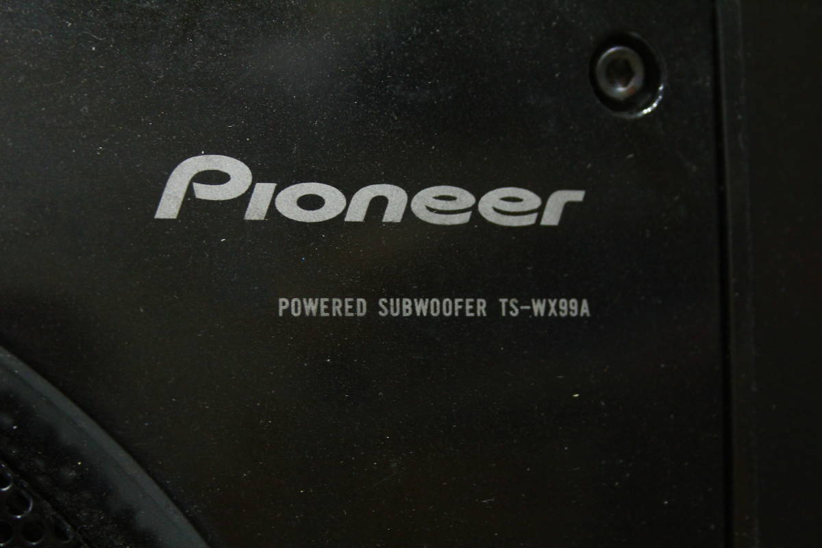 TG11345　PIONEER　TS-WX99A　CARROZZERIA　パワードサブウーハー　動作確認済　中古品_画像4