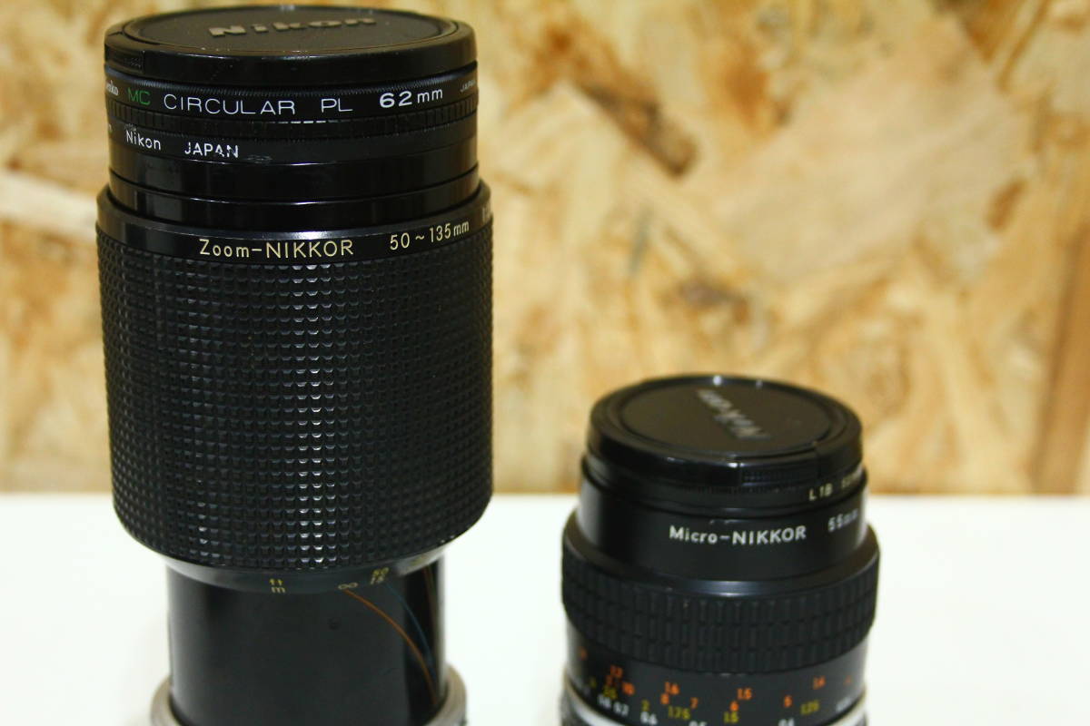 TG12028　Nikon　F3　Zoom-NIKKOR　50～135㎜　1：3.5　デジタル一眼レフカメラ　レンズ　動作未確認　現状品_画像5