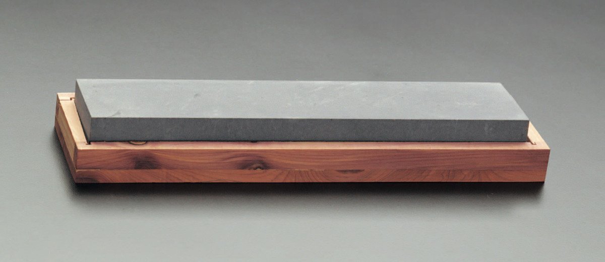 ESCO 250x50x25mm 油砥石 ・ 天然 (極細目) EA522AE-24 アーカンサスストーン 天然 砥石 研磨 刃物 大工 包丁 刃 ナイフ 研ぎ 研ぐ 石