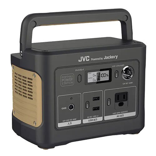 JVC ポータブル電源 BN-RB37-C 屋外での イベント お庭での DIY キャンプ や 非常時 での電気製品 への 電源供給 ポータブルバッテリー_JVC ポータブル電源 BN-RB37-C