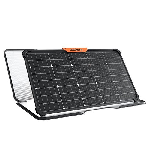 Jackery ソーラーパネル ８０ JS-80A 最大出力：80W 太陽光での発電に 両面発電ソーラーパネルで発電効率が25%アップしました。_Jackery ソーラーパネル ８０ JS-80A