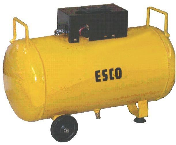 ESCO 38L 補助タンク ( エアー コンプレッサー 用 ) EA116Z-38 補助 タンク 建築 建設 大工 造作 塗装 補助 タンク エアー工具 工具